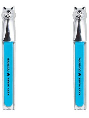2 COVERGIRL Katy Kat Lip Gloss, Each 3.8 mL (0.12 FL OZ), Cobalt Kitty